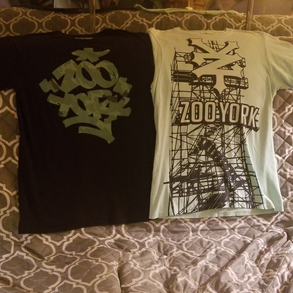 Two Like New Zoo York Tee shirts